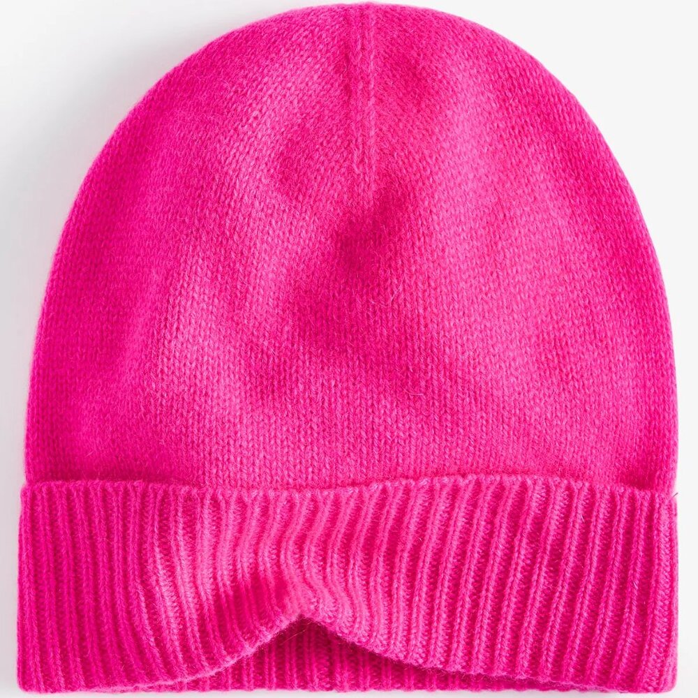 Cashmere Beanie - Hot Pink Charter's Club